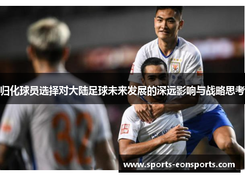 归化球员选择对大陆足球未来发展的深远影响与战略思考
